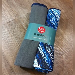 YOGAFINA 2-pack Skidless Yoga Mat Towels NWT